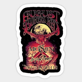 AUGUST BURNS RED MERCH VTG Sticker